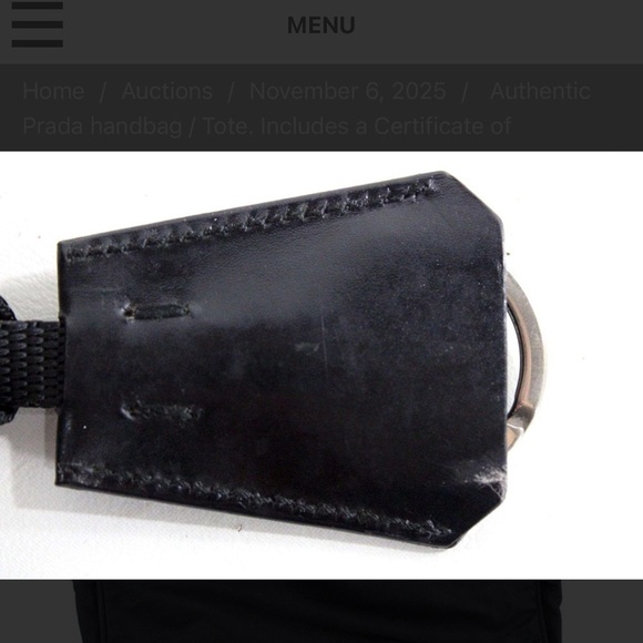 Prada Men\'s Black Messenger Bag main image 4